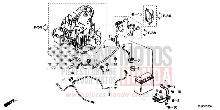 BATTERIE de F6C "Valkyrie" GRAPHITE BLACK (NHB01) 2015